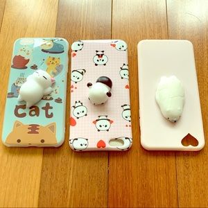 iPhone 6 Plus Cute Squishy Animal Case! Set of 3